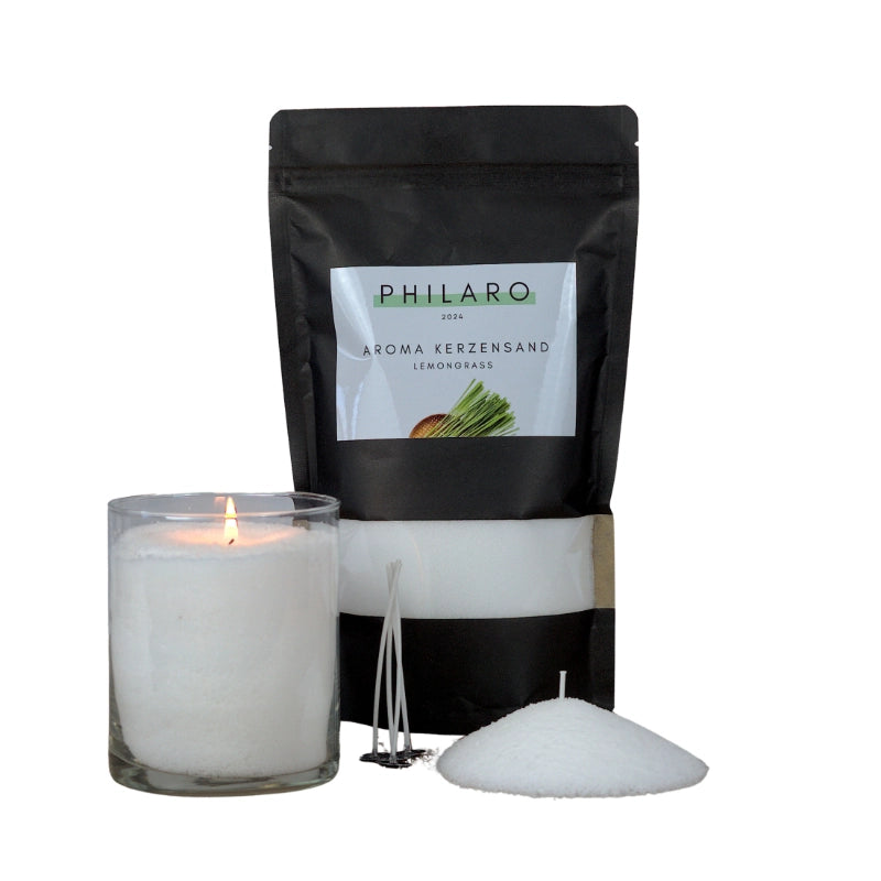 Kerzensand mit Duft - Lemongras