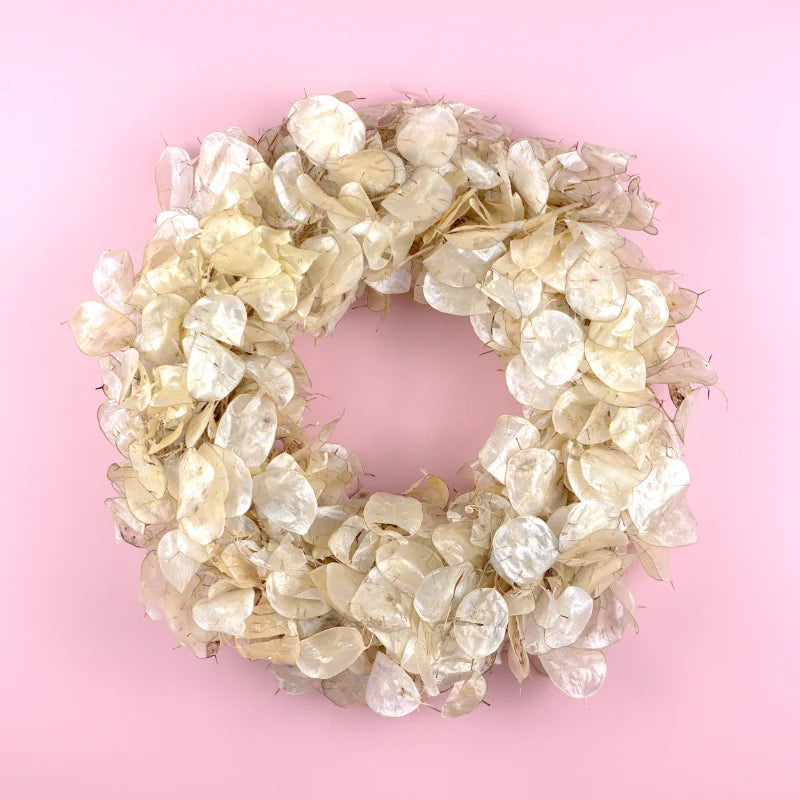 Trockenblumenkranz - Lunaria - Natur Ø 30 cm