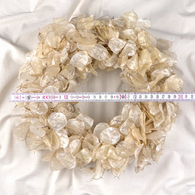 Trockenblumenkranz - Lunaria - Natur Ø 30 cm