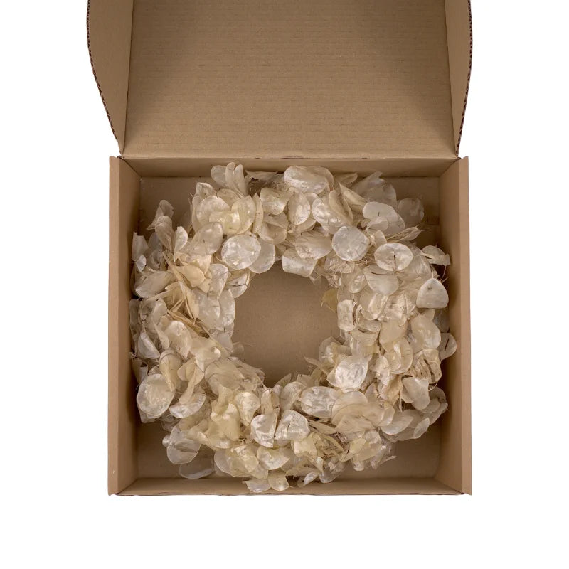 Trockenblumenkranz - Lunaria - Natur Ø 30 cm