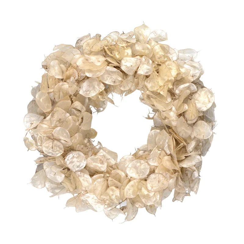 Trockenblumenkranz - Lunaria - Natur Ø 30 cm