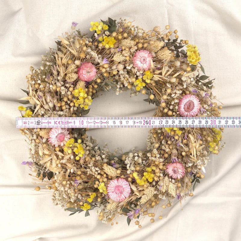 trockenblumenkranz-wandkranz-tischkranz-natur-gelb