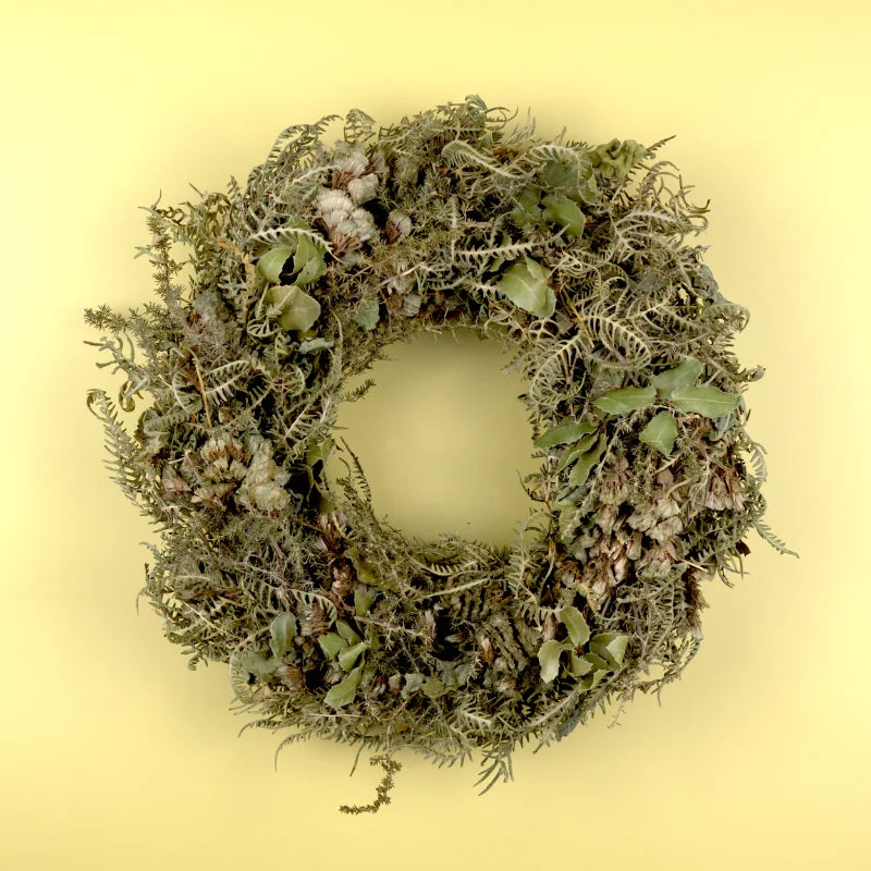 Trockenblumenkranz - All Seasons Grün Ø 30 cm