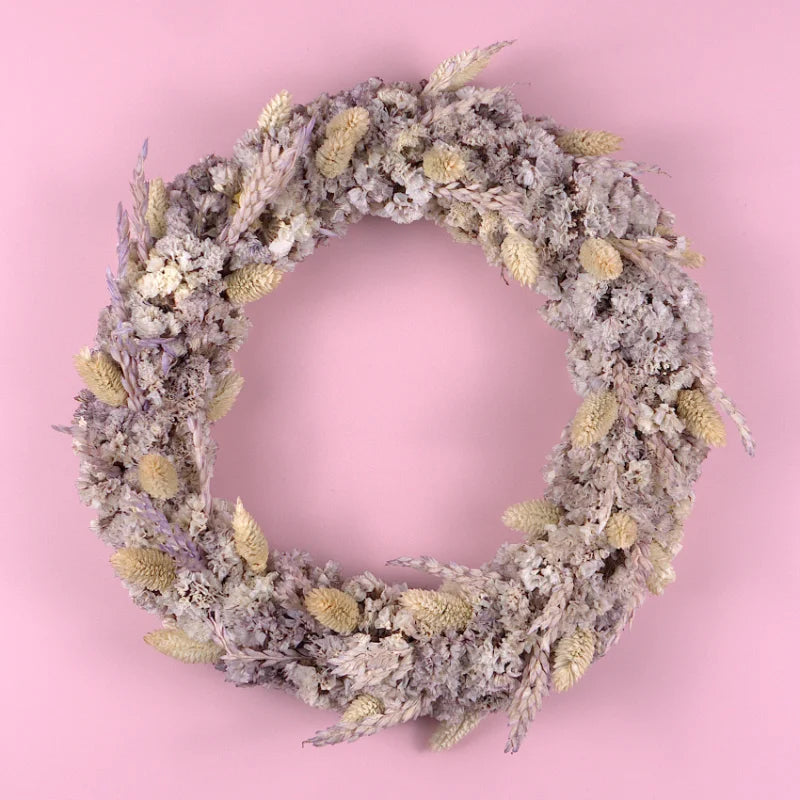 Trockenblumenkranz - Slim - Lila Ø 30 cm