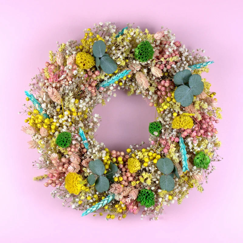 Trockenblumenkranz - Bunt Ø 30 cm