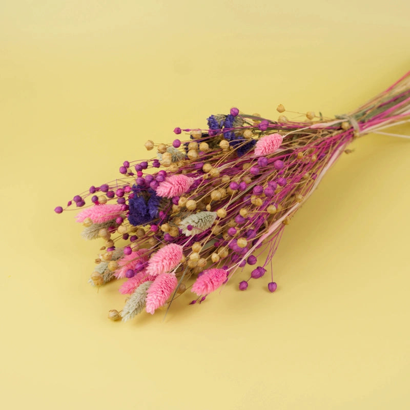 Trockenblumenstrauß Pink-Rosa