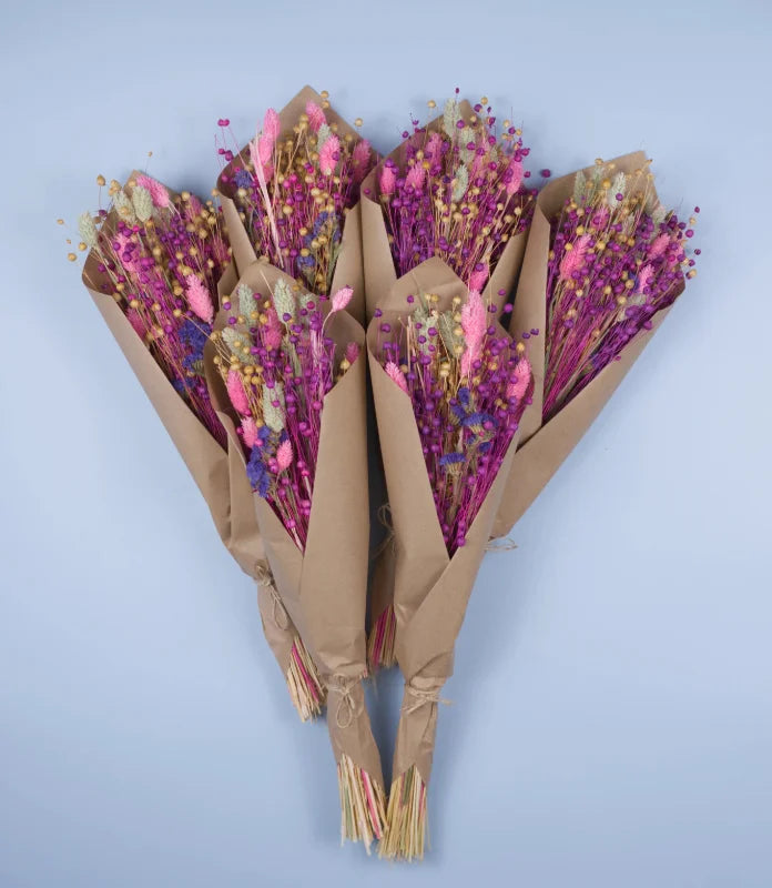 Trockenblumenstrauß Pink-Rosa